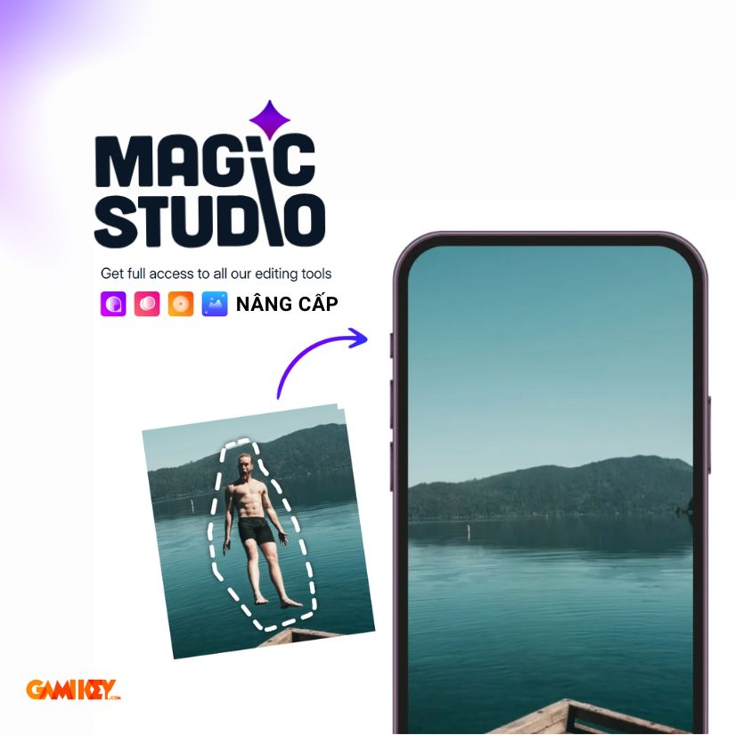 Nâng cấp tài khoản Magic Studio Pro 1 tháng