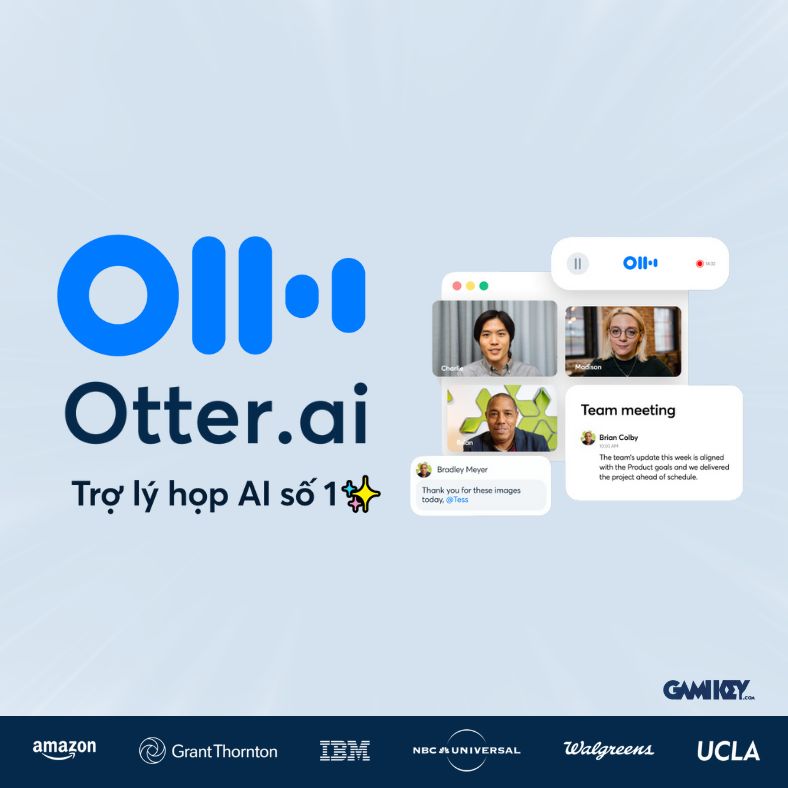 Nâng cấp tài khoản Otter.ai — Trợ lý họp AI số 1