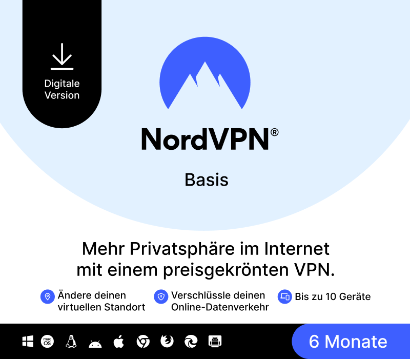 Key Kích Hoạt NordVPN Basic DE (6 Tháng / 10 Thiết Bị)