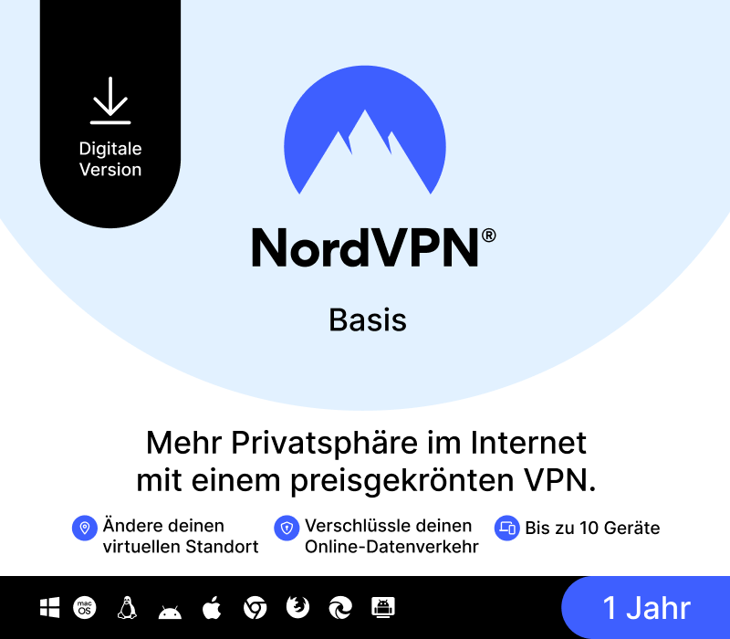 Key Kích Hoạt NordVPN Basic DE 1 Năm / 10 Thiết Bị