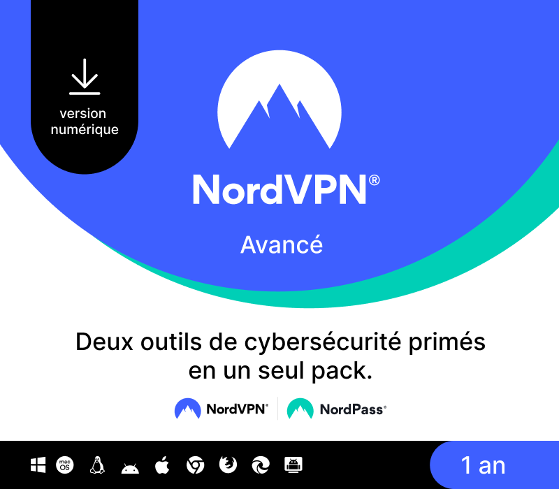Key Kích Hoạt NordVPN Plus FR 1 Năm / 10 Thiết Bị